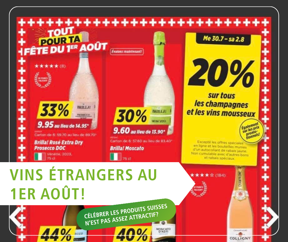 Vins étrangers au 1er août - Lionel Dugerdil